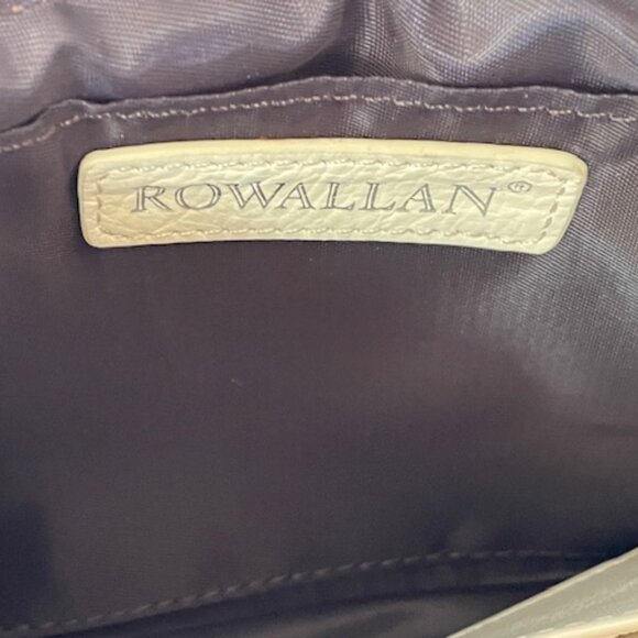 ROWALLAN Crossbody/Clutch Leather Off White - Picture 11 of 15
